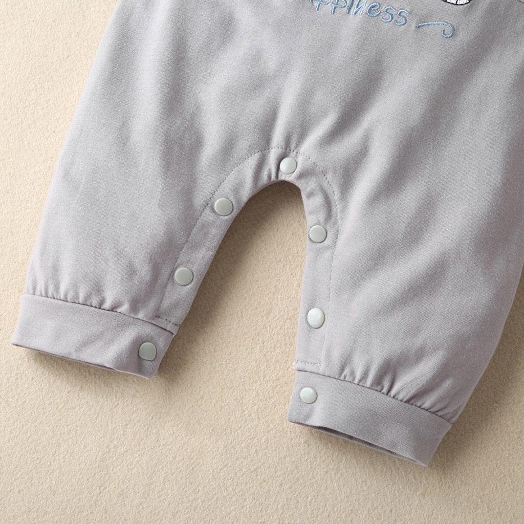 Long Sleeve Cartoon Star Print Romper for Infants
