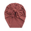 Elegant Cotton Turban Beanie for Newborns