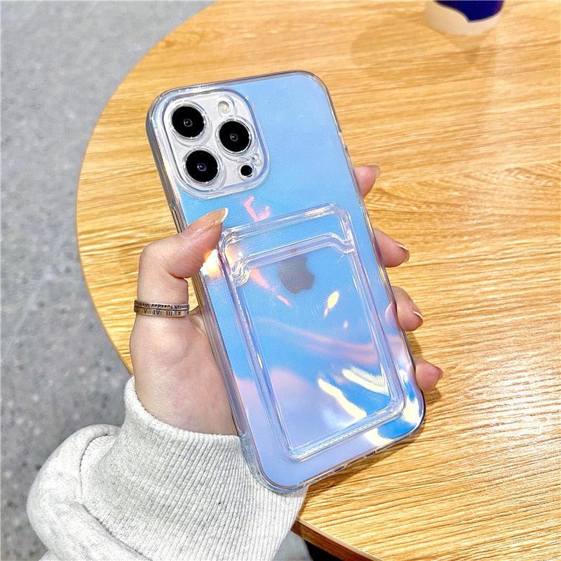 Funda de Cartera para iPhone Gradient Women Love