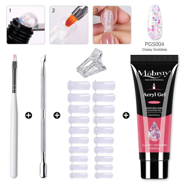 Nail Quick Building Crystal Gel - Premium Nail Art Solution
