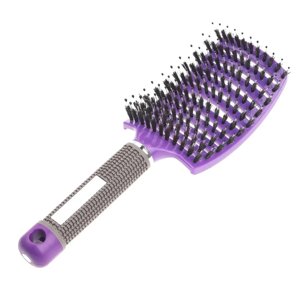 Detangle Hairbrush Women Wet Comb Hair Brush Professional Hair Brush Massage Comb Brush for Hair Hairdresser Hairdressing Tools - Korvel