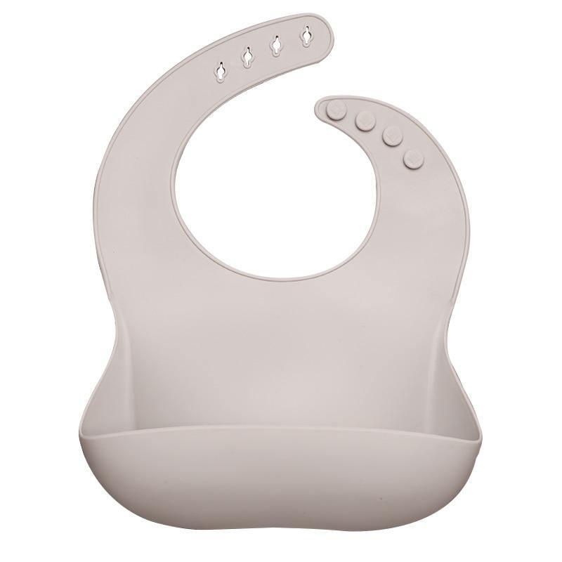 Bib de Silicona para Bebés con Pocket para Comida - Impermeable y Fácil de Limpiar
