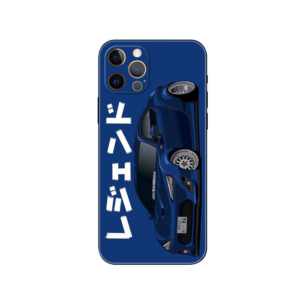 Coque de téléphone noire premium pour modèles d'iPhone