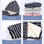 Stylish Striped Baby Cardigan with Velvet Lining