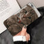 Cute Cat Black Phone Case for iPhone - Slim Fit Silicone Cover
