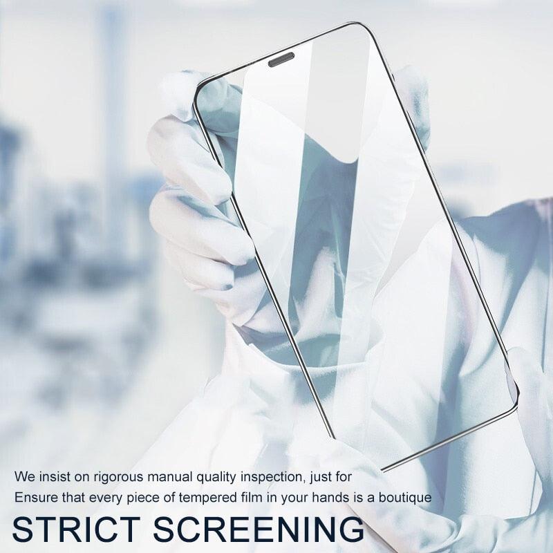 Premium 30D Full Cover Tempered Glass Screen Protector for iPhone