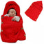 Premium Knitted Baby Swaddle Blanket for Comfort and Warmth