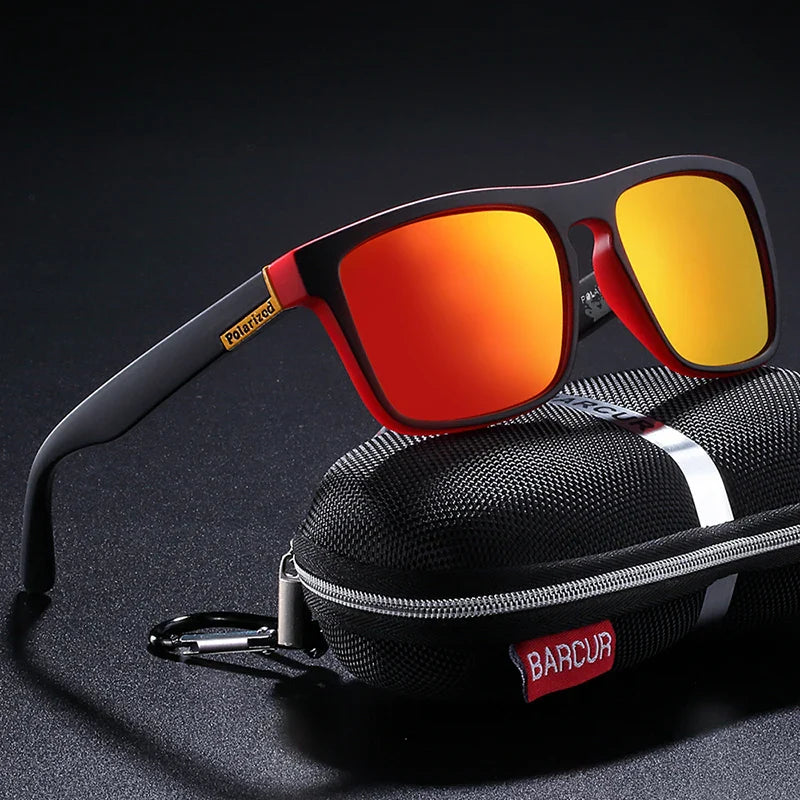 BARCUR Men's Polarized Driving Sunglasses with UV400 Protection