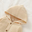 Premium Newborn Hooded Romper with Pockets