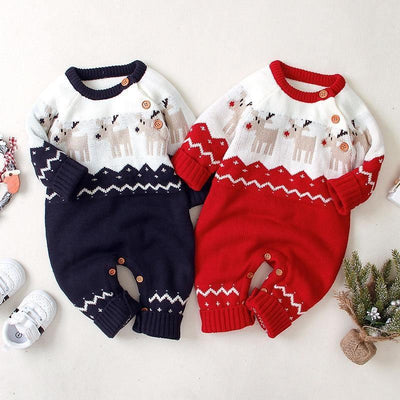 Adorable Baby Christmas Romper Jumpsuit