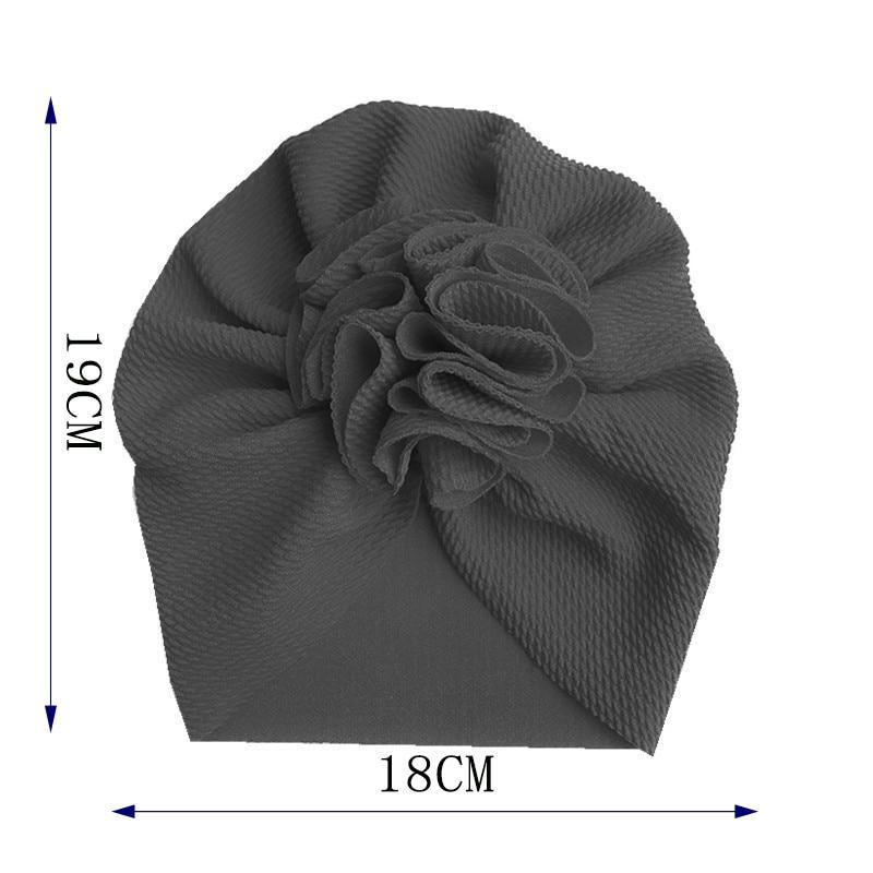 Chapeau Élégant en Fleurs pour Filles - Bonnet Turban pour Tout-Petits