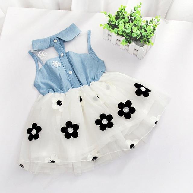 Cotton Striped Dress for Baby Girls - Perfect for Parties