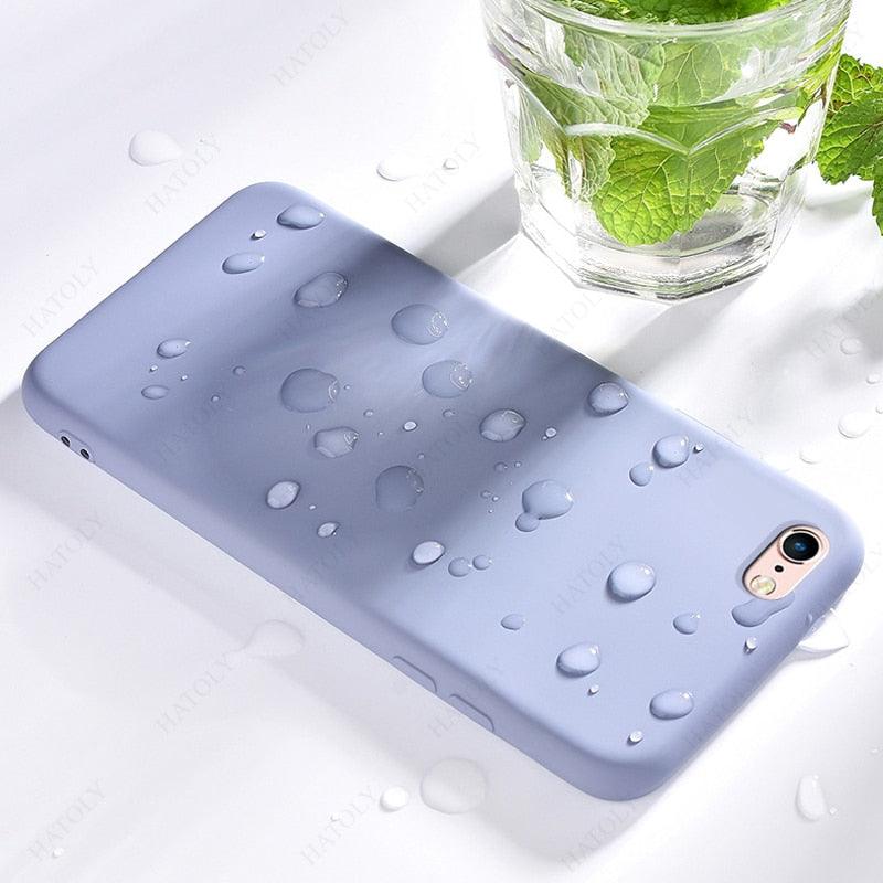 Funda de Protección Completa de Tacto Suave para iPhone