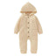 Premium Newborn Hooded Romper with Pockets