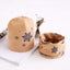 Adorable Star Print Cotton Hat & Scarf Set for Kids - Korvel
