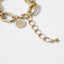 Luxury Gold Color Metal Chain Link Bamboo Bracelet