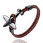 Pulsera de Ancla de Aviación de Acero Inoxidable Dorado para Hombres y Mujeres