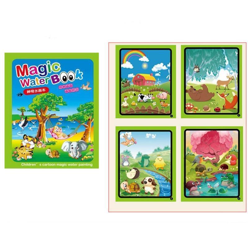 Magical Water Drawing Coloring Book for Kids