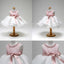 Luxury Handmade Pink Dress for Baby Girls' First Birthday