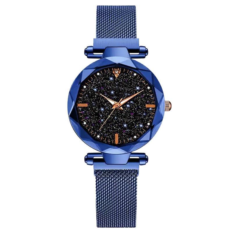 Montre de Femme Luxe Ciel Étoilé - Design Magnétique Étanche