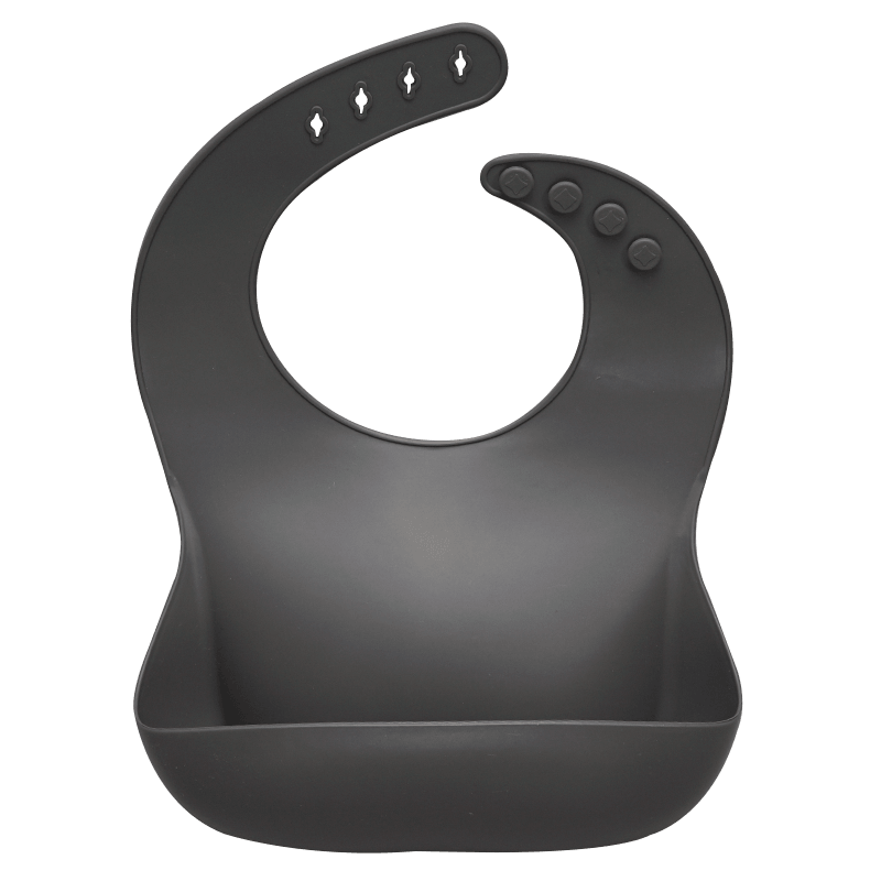 Bib de Silicona para Bebés con Pocket para Comida - Impermeable y Fácil de Limpiar