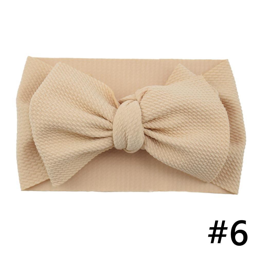 Diadema Grande con Lazo para Niñas - Accesorio de Cabello Ajustable