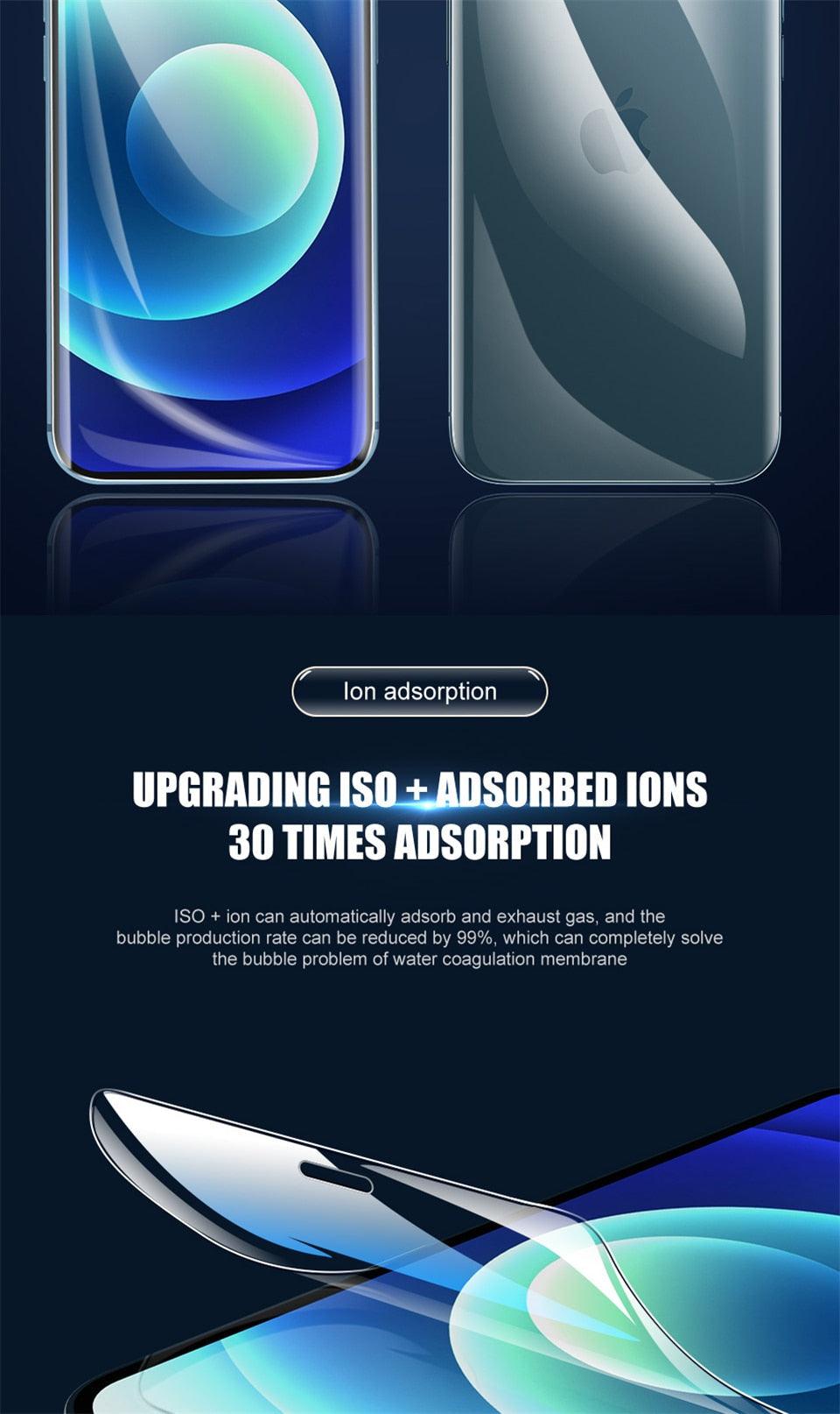 Full Cover Hydrogel Film for iPhone - Premium Screen Protection