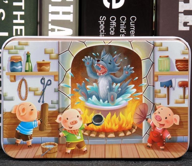 Puzzle en bois cartoon d'animaux de 60 pièces pour enfants