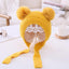 Handmade Modern Trend Winter Knitted Baby Hat with Double Pompoms