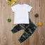 Ensemble de vêtements pour bébé Hip Hop avec imprimé lettres pour garçons