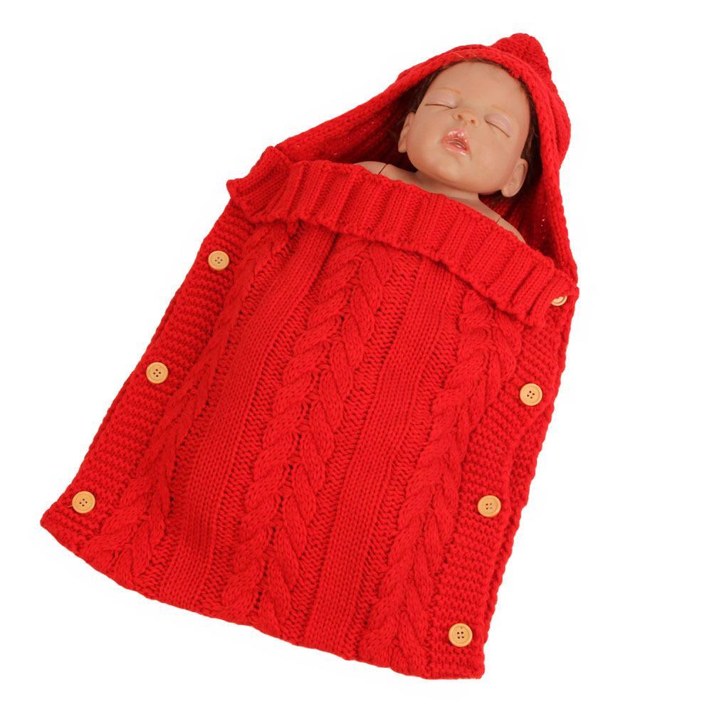 Premium Knitted Baby Swaddle Blanket for Comfort and Warmth