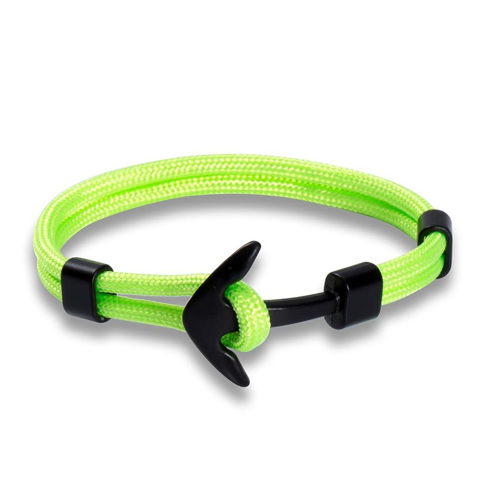 Bracelet Ancre en Acier Inoxydable de Luxe pour Hommes