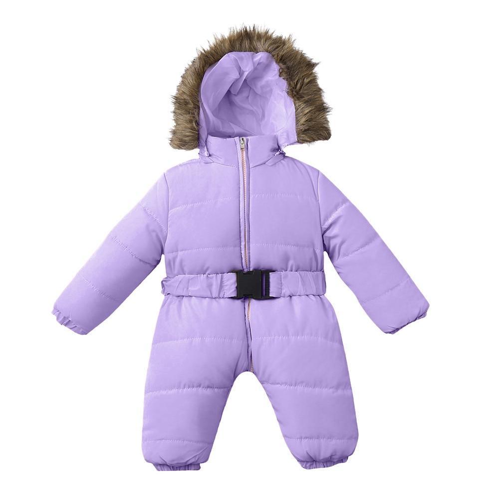 Premium Hooded Snowsuit for Infants - Warm & Stylish