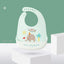 Bavoir en silicone imperméable ajustable pour bébés et enfants