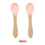 Baby Silicone Tableware Strong Sucker Water Bowl Spoon Set Children Suction Bowl Baby Food Bowl Baby Feeding Tableware - Korvel