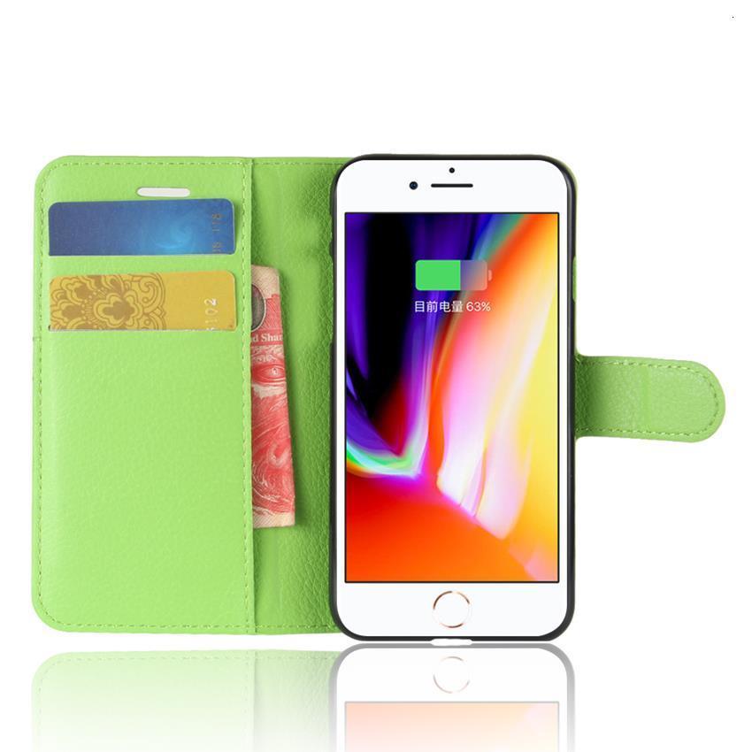 Funda de Cuero Premium con Tapa para iPhone 7/8 Plus