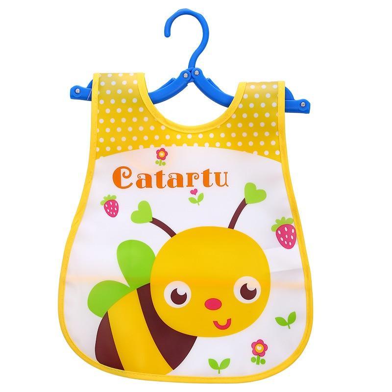 Bavoirs imperméables ajustables à imprimé animal pour enfants