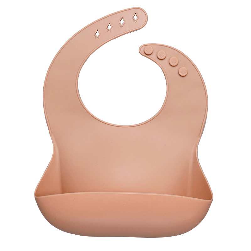 Bib de Silicona para Bebés con Pocket para Comida - Impermeable y Fácil de Limpiar