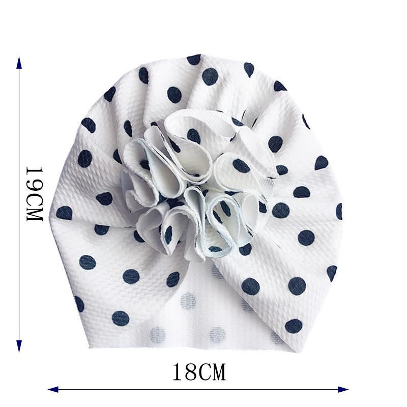 Chapeau Élégant en Fleurs pour Filles - Bonnet Turban pour Tout-Petits