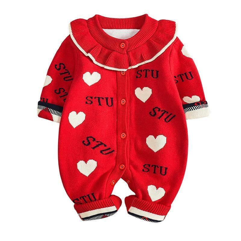 Adorable Baby Christmas Romper Jumpsuit