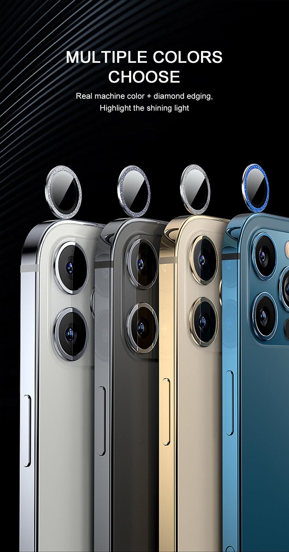 Glitter Diamond Camera Lens Protector for iPhone