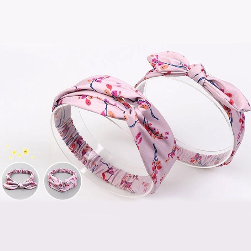 Modern Mother & Daughter Rabbit Ears Bow Hair Bands