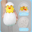 Juguete de baño de spray de agua en forma de huevo de pato pingüino para niños