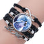 Classic Retro Wolf Head Leather Bracelet for Men & Women