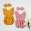 Elegant Cotton Baby Bodysuit for Girls - Summer One-Piece