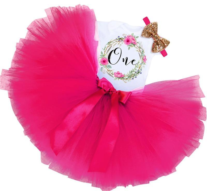Vestido Moderno de Unicornio para Celebraciones del Primer Cumpleaños