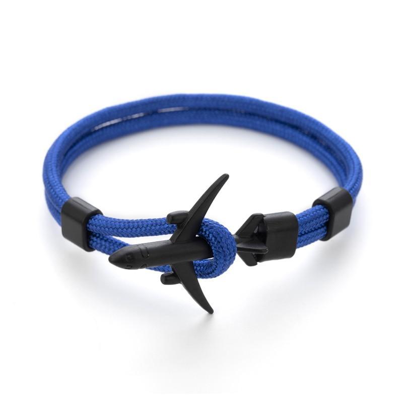 Pulsera de Ancla Negra Moderna y Elegante para Hombres y Mujeres