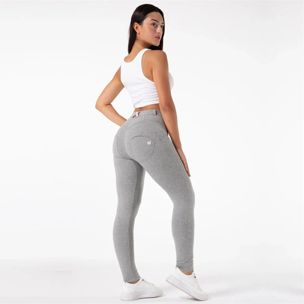 Leggings de Actividad Premium para Mujeres en Gris