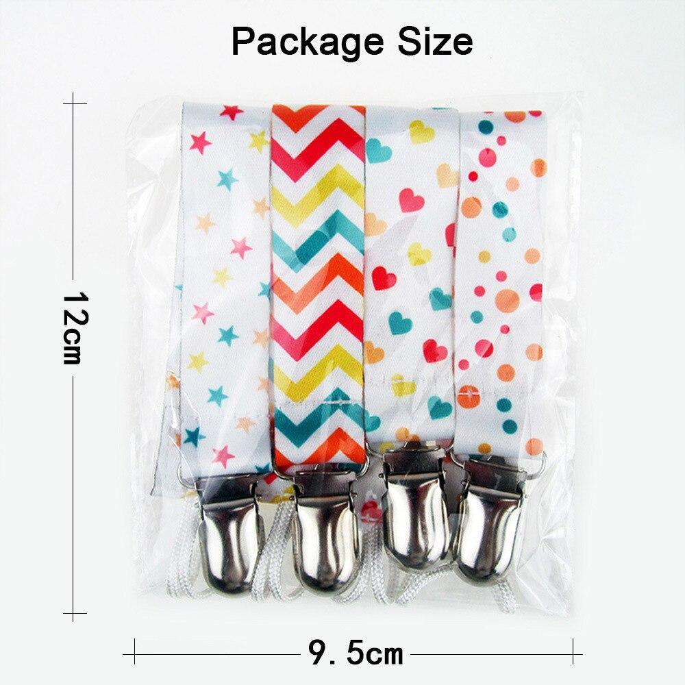 Ensemble de 4 clips de sucette pour nourrissons