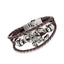 Bracelet en cuir tressé tendance pour hommes et femmes